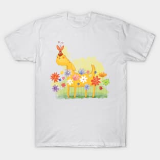 I love flower dog T-Shirt